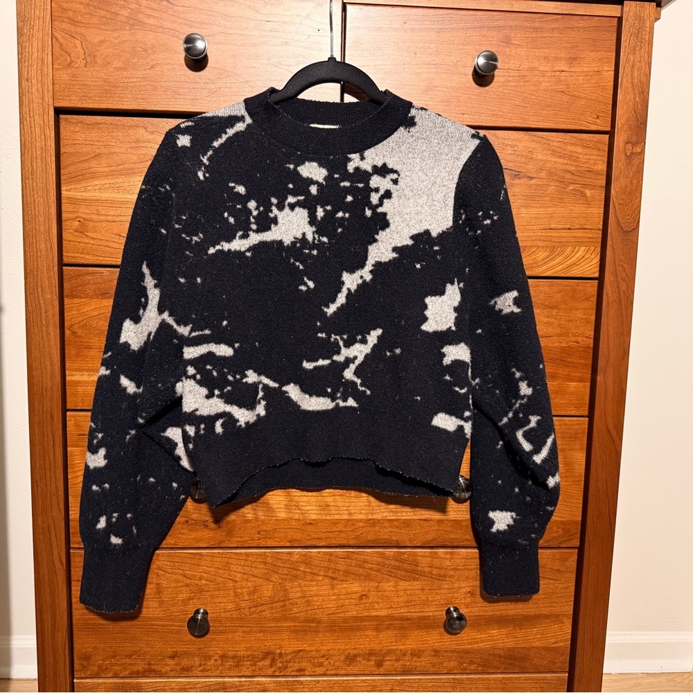 Kerisma Black and Gray Abstract Sweater